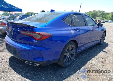 2021 Acura Tlx A-Spec Package из США, поврежденный, VIN 19UUB5F56MA012974